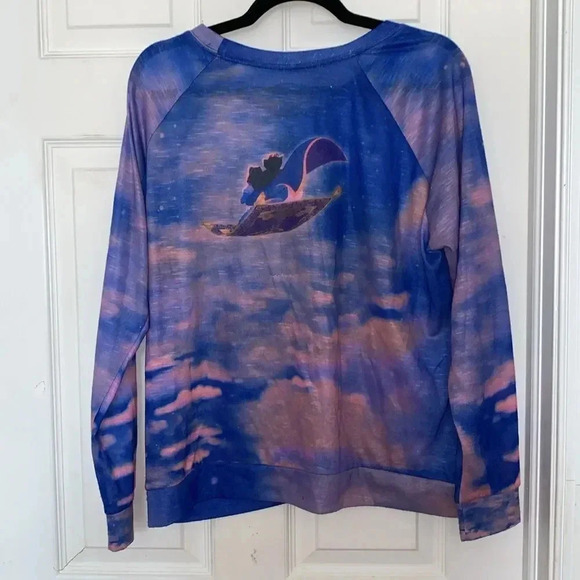Disney Aladdin and Jasmine Long Sleeve Top - Picture 2 of 5